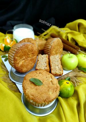 عکسی از دستور پای کیک سیب و پوست پرتقال solmaz