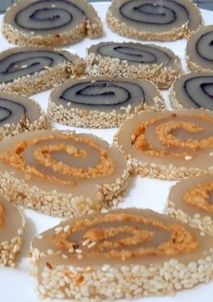 Foto resep 🌸🌸 mochi gulung 🌸🌸