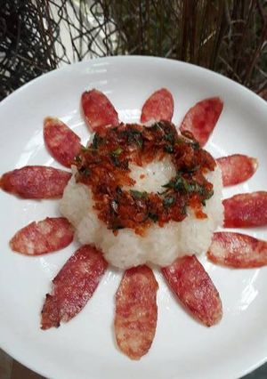 Hình của món Xôi mặn.