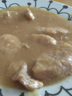 Una foto de Solomillo en salsa de cebolla
