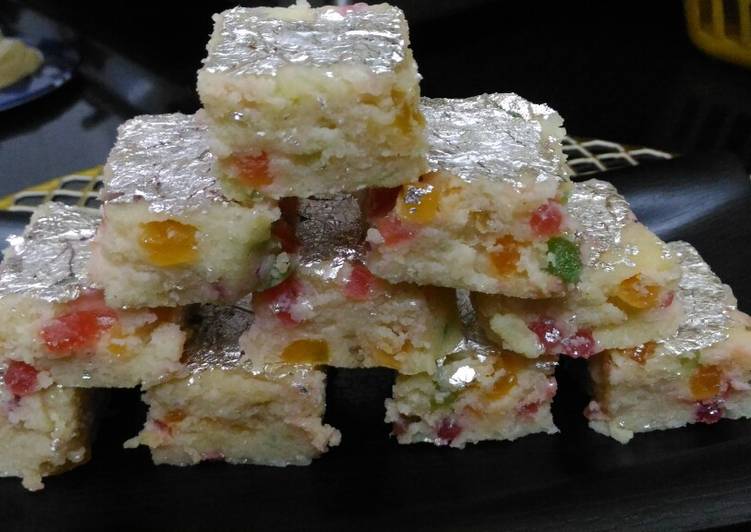 Leftover Rice Barfi