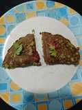 Moong dal and sprouts Wrap