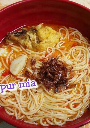 Foto resep Spaghetti bumbu seblak pedas