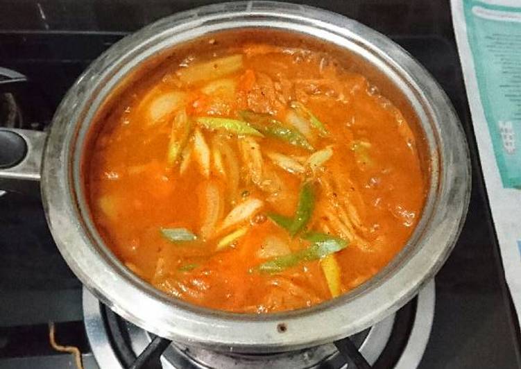 RECOMMANDED! Resep Rahasia Sup kimchi udang