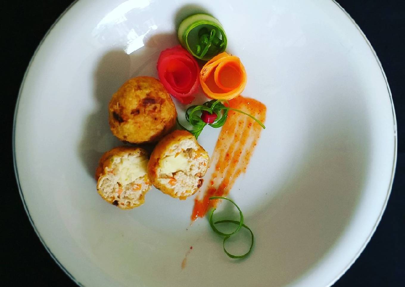 Bola Tahu Udang Sayur Isi Keju