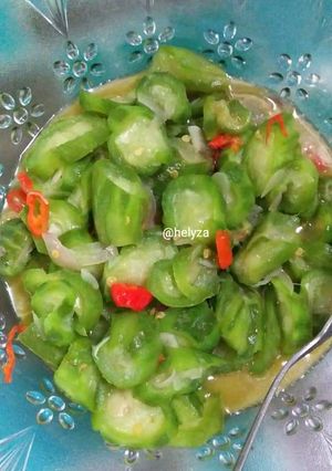 Foto resep Tumis Pedas Gambas(Labu Oyong) by Helyza