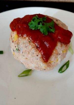 A picture of My Large Italian Style Rice Ball.