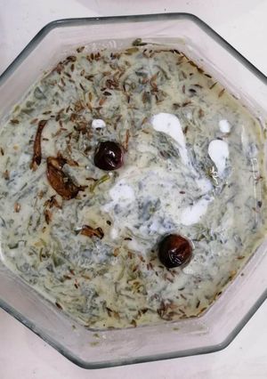 A picture of Bathua ka raita.