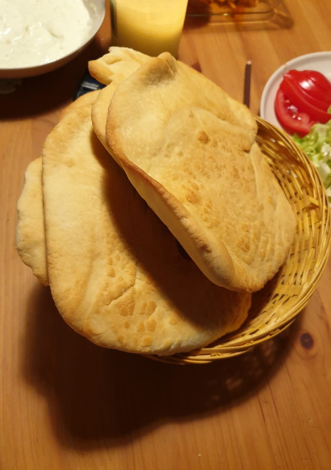 Una foto de Pan de pita para Döner