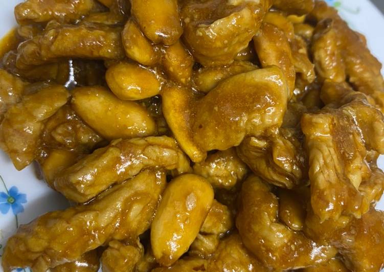 Pechugas de pavo con almendras con el robot (Lidl) monsieur cuisine plus