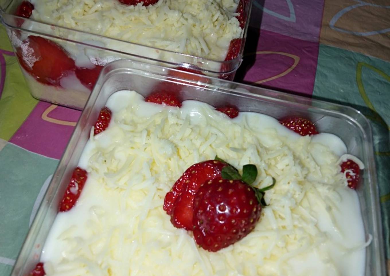 Setup roti tawar vla keju