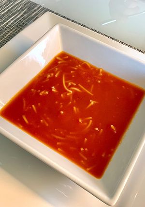 Paradicsomleves egyszerűen 🍅 recept fotója