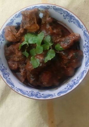 Pudina chicken curry রেসিপির প্রধান ছবি