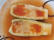Una foto de calabaza rellena sin horno