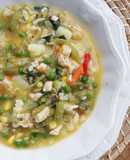 Sopa de pollo y verduras (tipo carbonada)