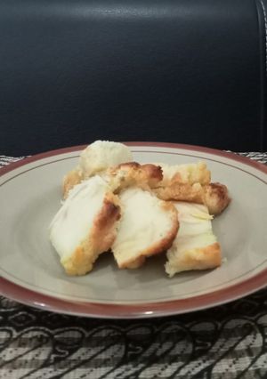 Foto resep Puding Roti Santan Panggang