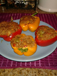 Una foto de Pimientos Rellenos