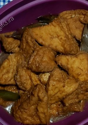 Foto resep Tahu bacem ala bu Fitri