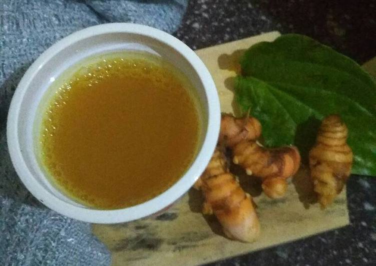 Langkah Mudah untuk Membuat Ramuan kunyit asam sirih, Enak