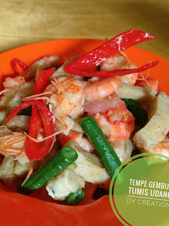 Foto resep Tempe gembus tumis udang