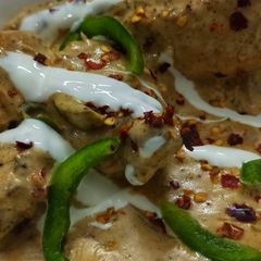 A picture of Reshmi Paneer Karahi.