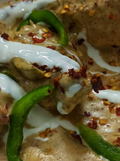 A picture of Reshmi Paneer Karahi.