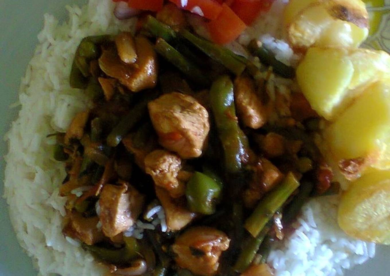 Lemon Rice Chicken Stir Fry With Potatoes #localfoodcontest NAIROBI SOUTH