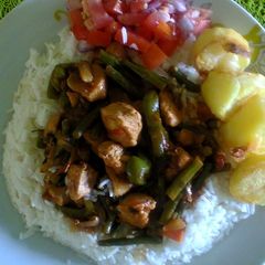 A picture of Lemon Rice Chicken Stir Fry With Potatoes #localfoodcontest NAIROBI SOUTH.