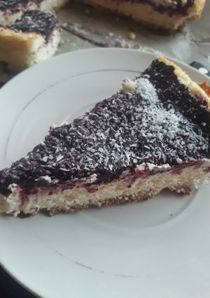 Una foto de Cheesecake de coco método grez