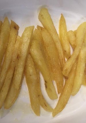 Una foto de Papas fritas crujientes