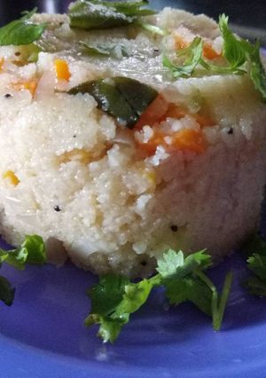 A picture of Rava upma.