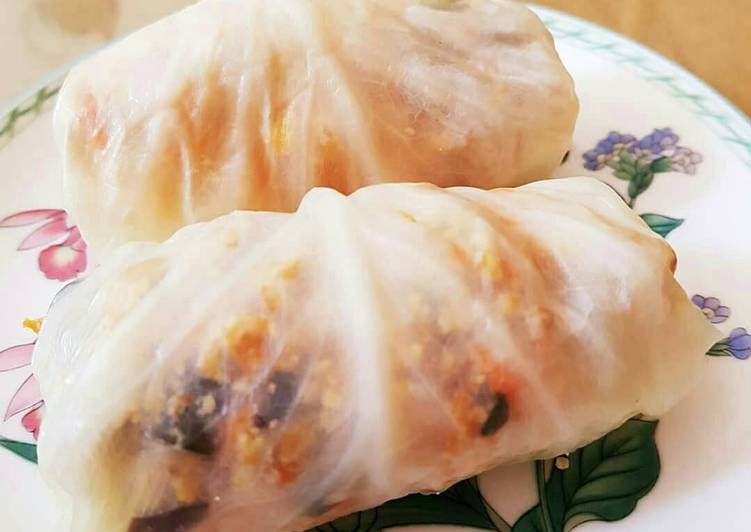 Rahasia Membuat Veggie roll (kol gulung) ~ #vegan Anti Gagal