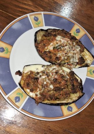 Una foto de Berenjenas rellenas