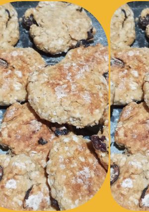Una foto de Galletitas de avena y pasas con edulcorante!!..😉😘