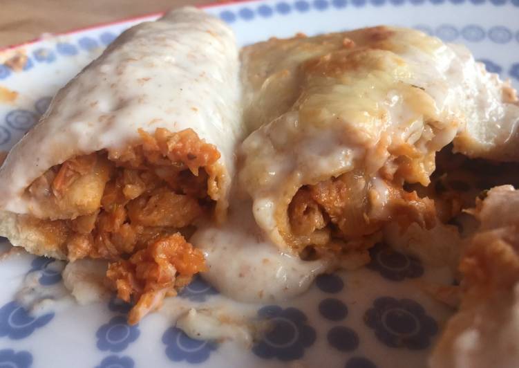 Canelones de soja con masa de panqueques o crepes