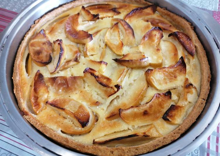 Simple Way to Make Quick Tarta de manzana cremosa