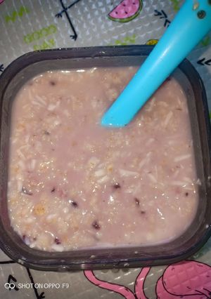 Foto resep Oat blueberry keju snack bayi 11 bulan