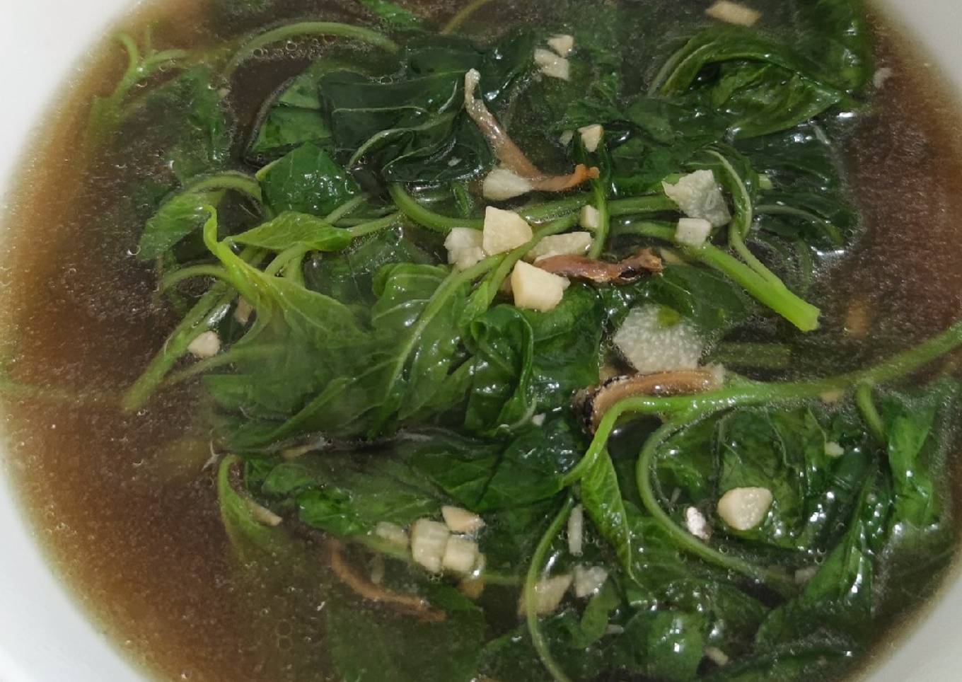 Double spinach soup