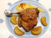 Una foto de carne de pato