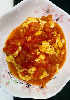 西紅柿炒蛋 的食譜成品照片