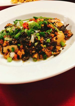 Hình của món Đậu hũ Tứ Xuyên.