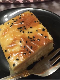 صورة لوصفة كيكة الاجبان بالعسل 🍯