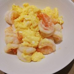 A picture of Egg with Shrimps.