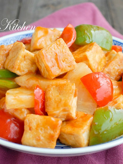 【簡易家常菜】糖醋豆腐 的食譜成品照片