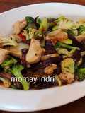 Tumis Sayuran Ayam Jamur Kuping