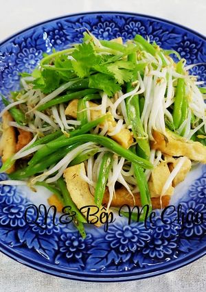 Hình của món Đậu cô ve xào giá đậu hũ (món chay).
