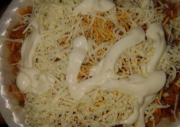 Poha with cheese and Mayonnaise