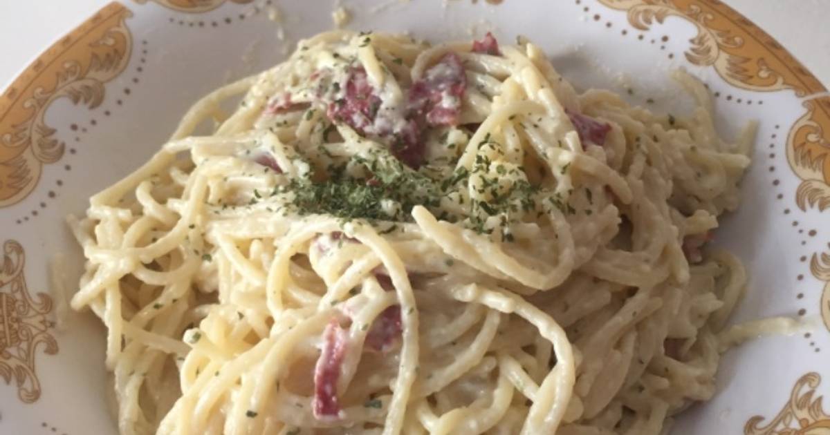 1 137 resep  spaghetti  carbonara simple  enak dan sederhana 