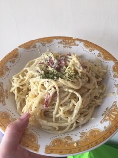 Foto resep Spaghetti Carbonara simple