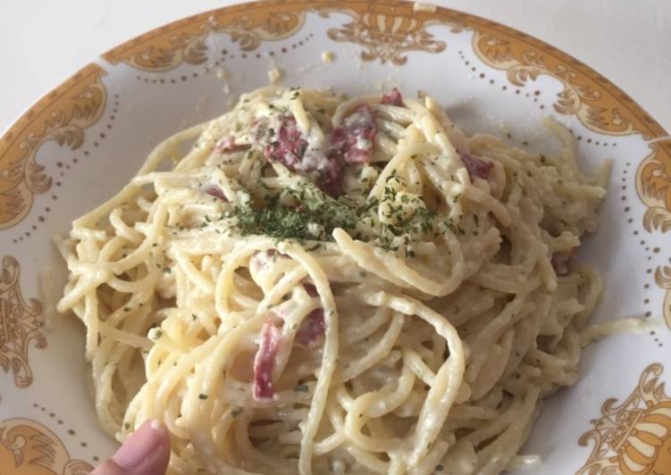 Spaghetti Carbonara simple